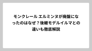 モンクレール エルミンヌが廃盤になったのはなぜ？後継モデルイルマとの違いも徹底解説
