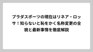 プラダスポーツの現在はリネア・ロッサ！知らないと恥をかく名称変更の全貌と最新事情を徹底解説