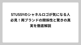 STUSSYのシャネルロゴが気になる人必見！両ブランドの関係性と驚きの真実を徹底解説