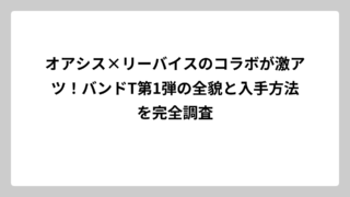 オアシス×リーバイスのコラボが激アツ！バンドT第1弾の全貌と入手方法を完全調査