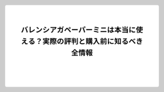 バレンシアガペーパーミニは本当に使える？実際の評判と購入前に知るべき全情報